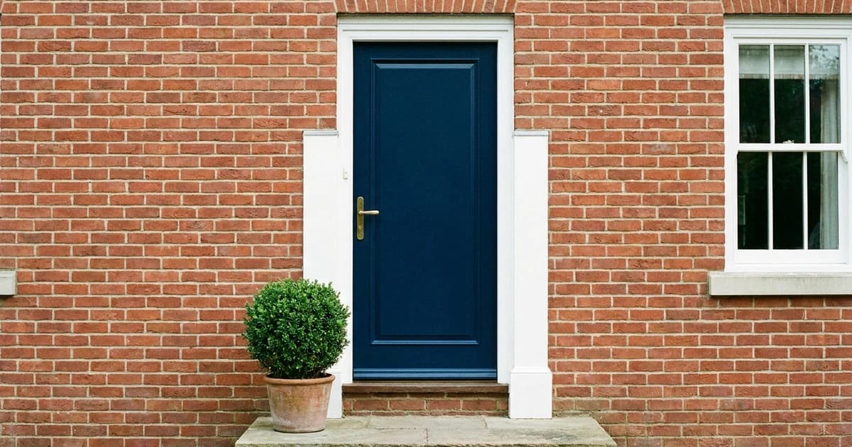 Front Door Paint Colors for Siding and Brick