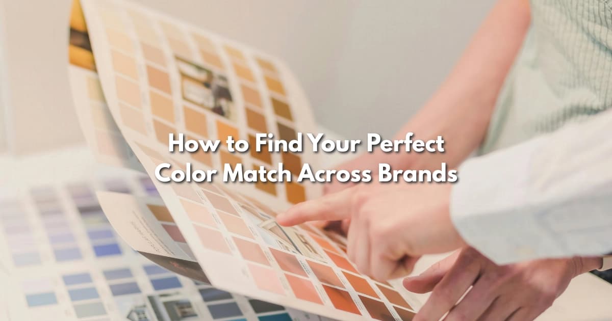 How to Match Paint Colors Across Brands