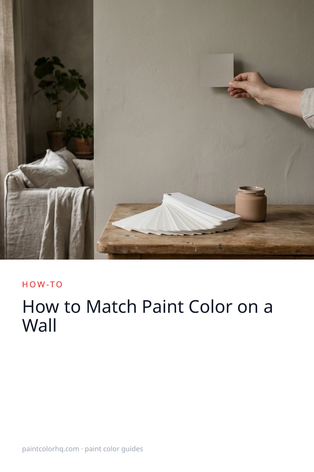 How to Match Paint Color on a Wall